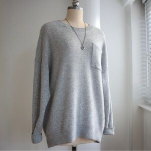 Banana Republic Gray Crew Neck Sweater